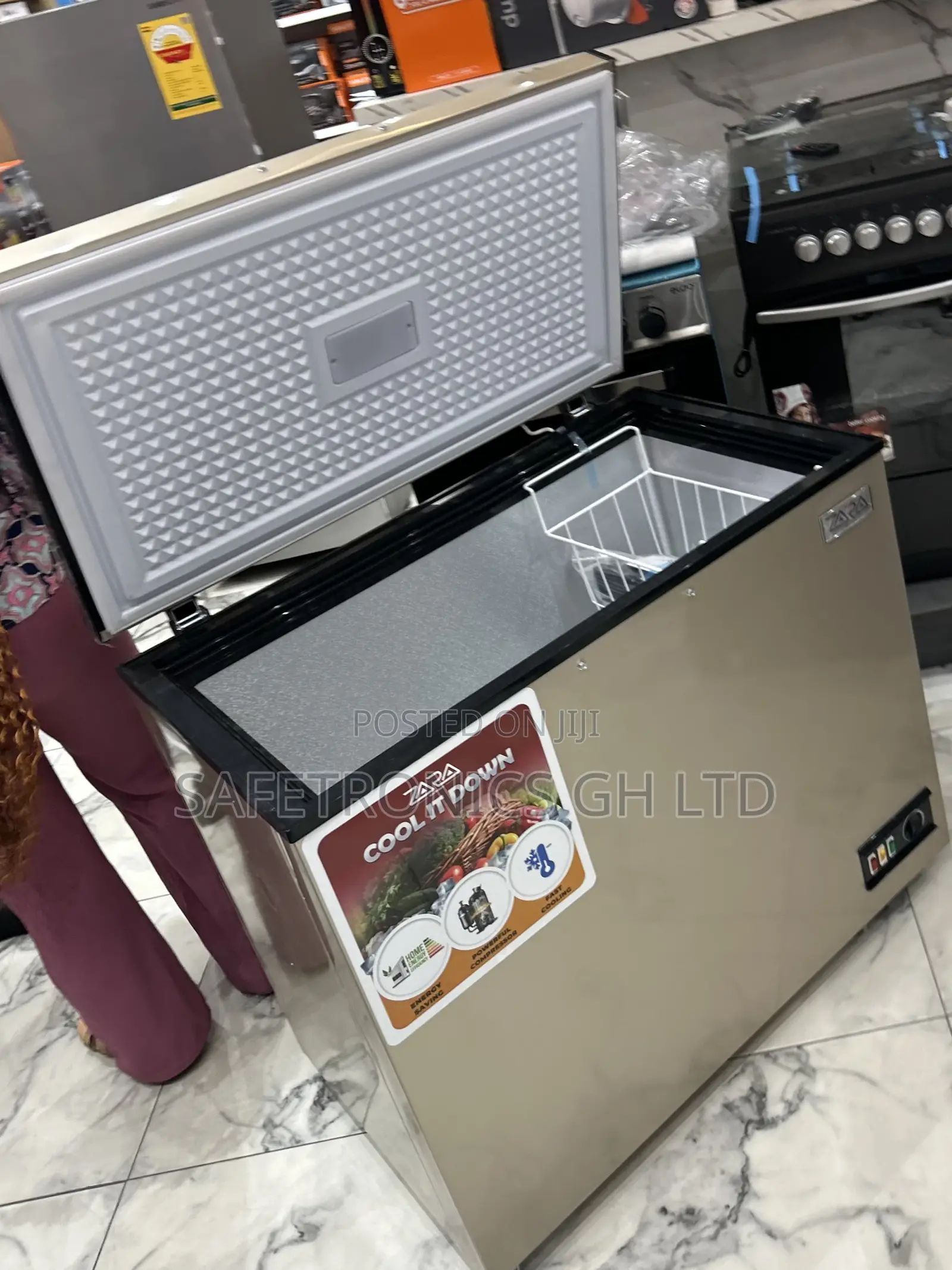 Get Brand New Singledoor 238 Liters (Gold) Zara 300 Freezer
