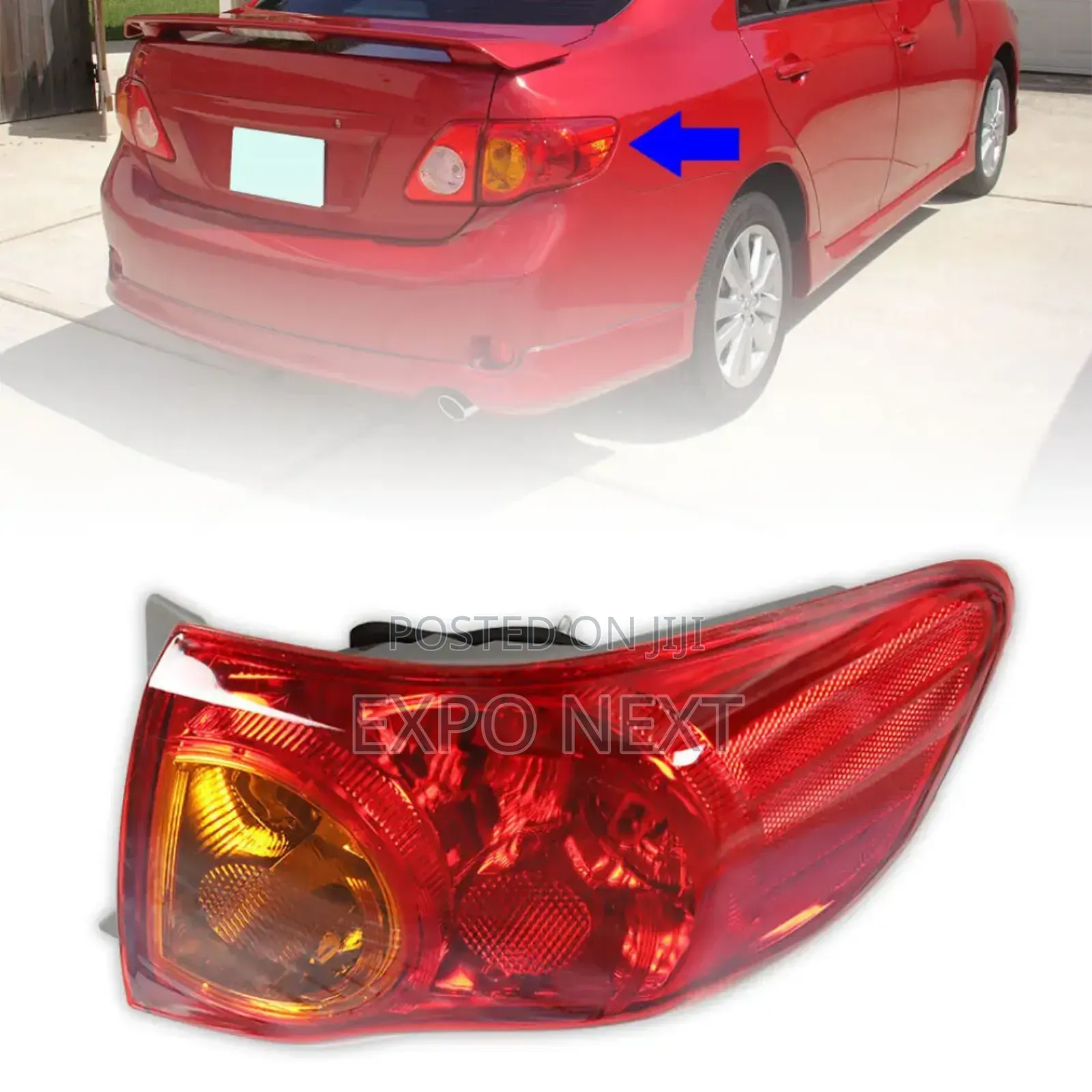 2009- 2010 Toyota Corolla Tail Lights Set