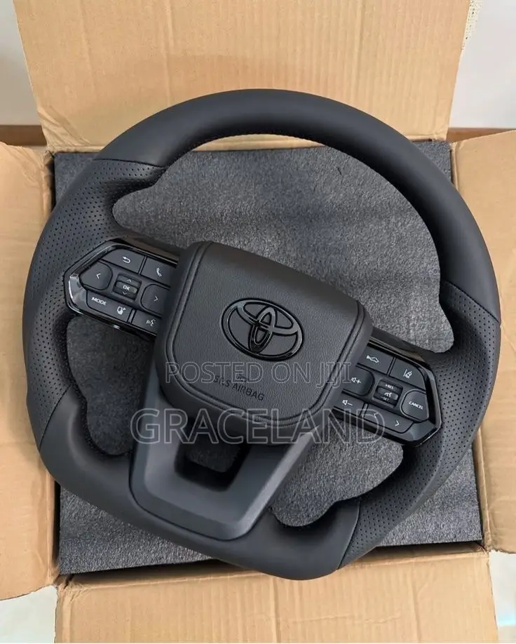 This Original Carbon Fiber Steering Wheel for Toyota Tundra 2018-2025