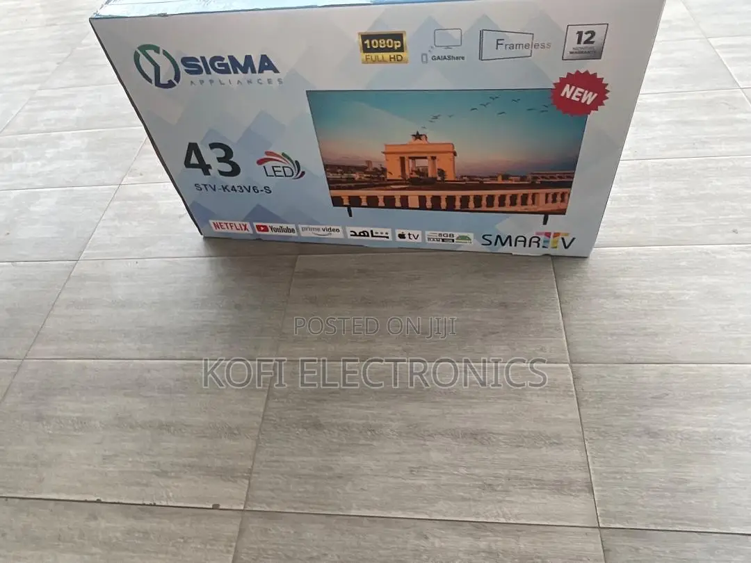 Sigma 43′′ Smart Led Tv Modern Home Entertainment