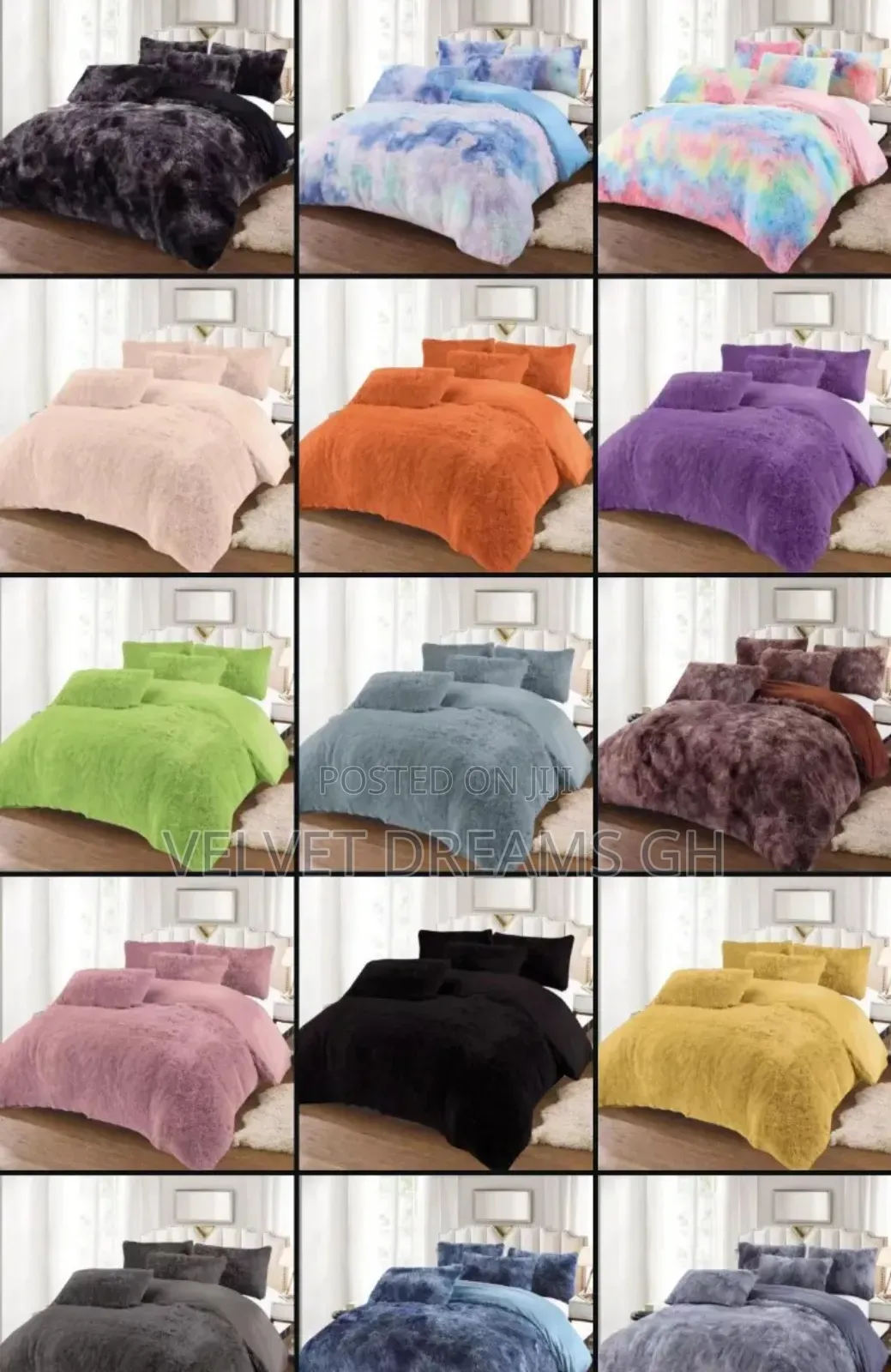 Quality Fluffy Duvet Set Super Soft Durable