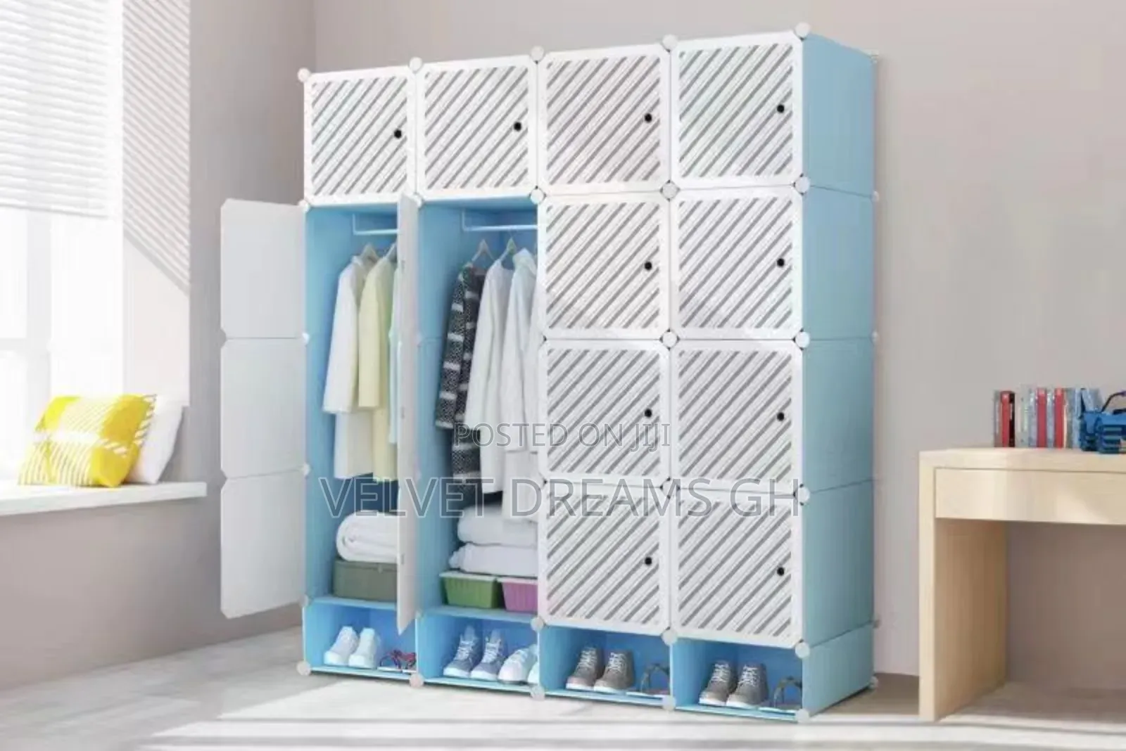 Portable 20 Cubes Wardrobe