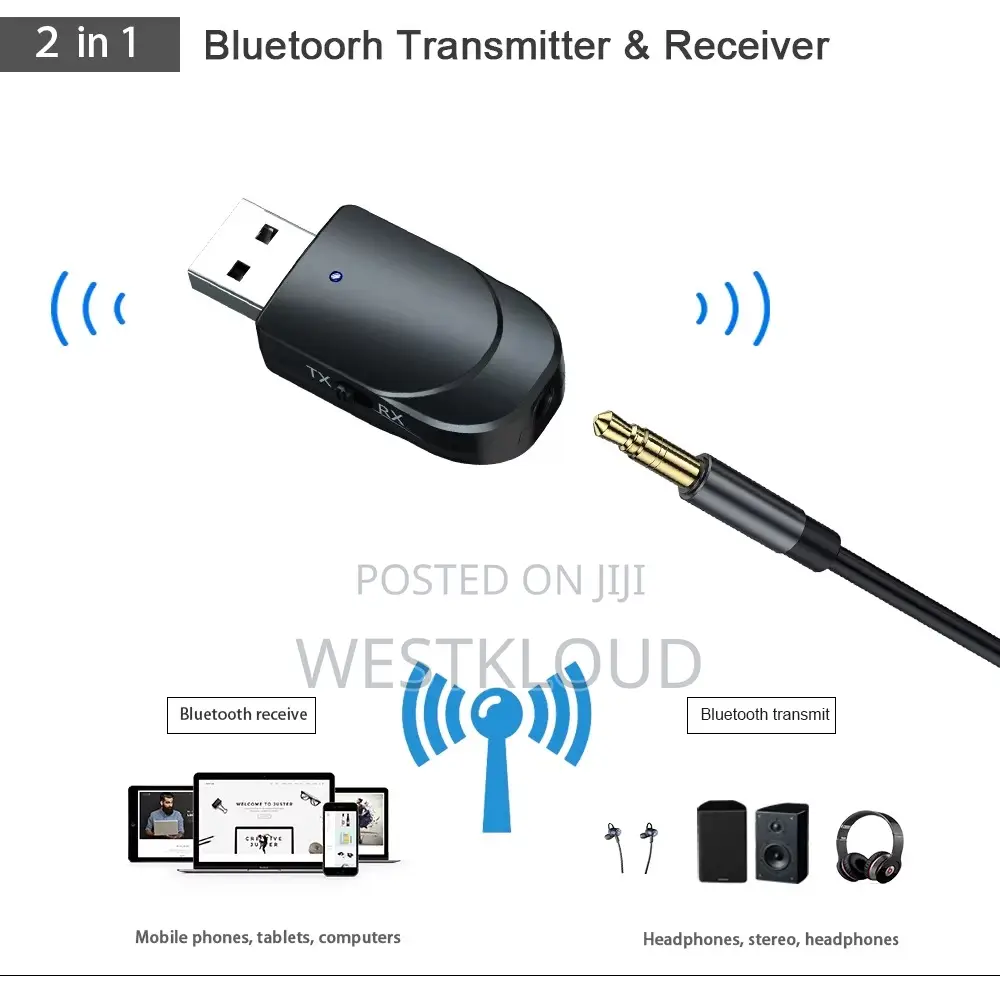 Mini Wireless Adapter Usb Bluetooth 5.0 Audio Receiver Transmitter