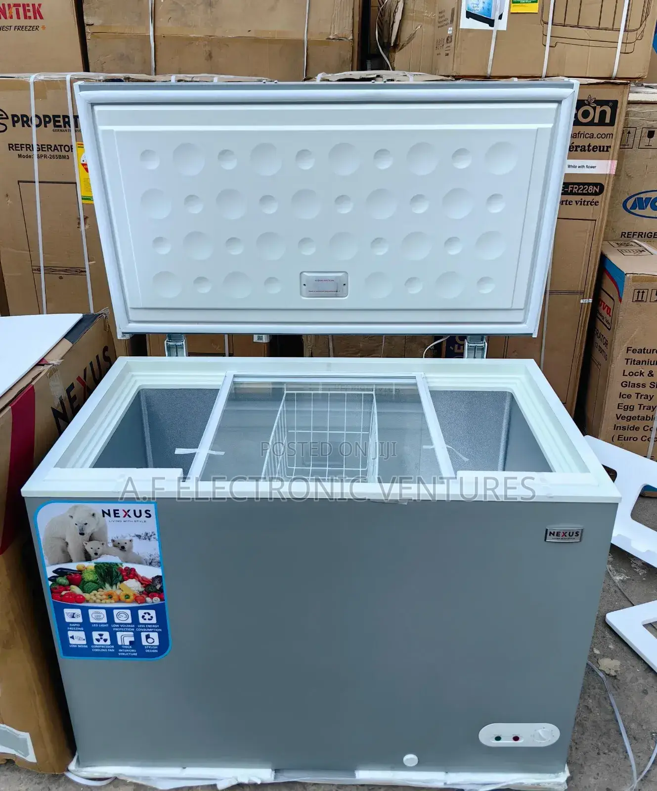 Nexus 200-Litres Chest Freezer(Nx-Fz-265h)