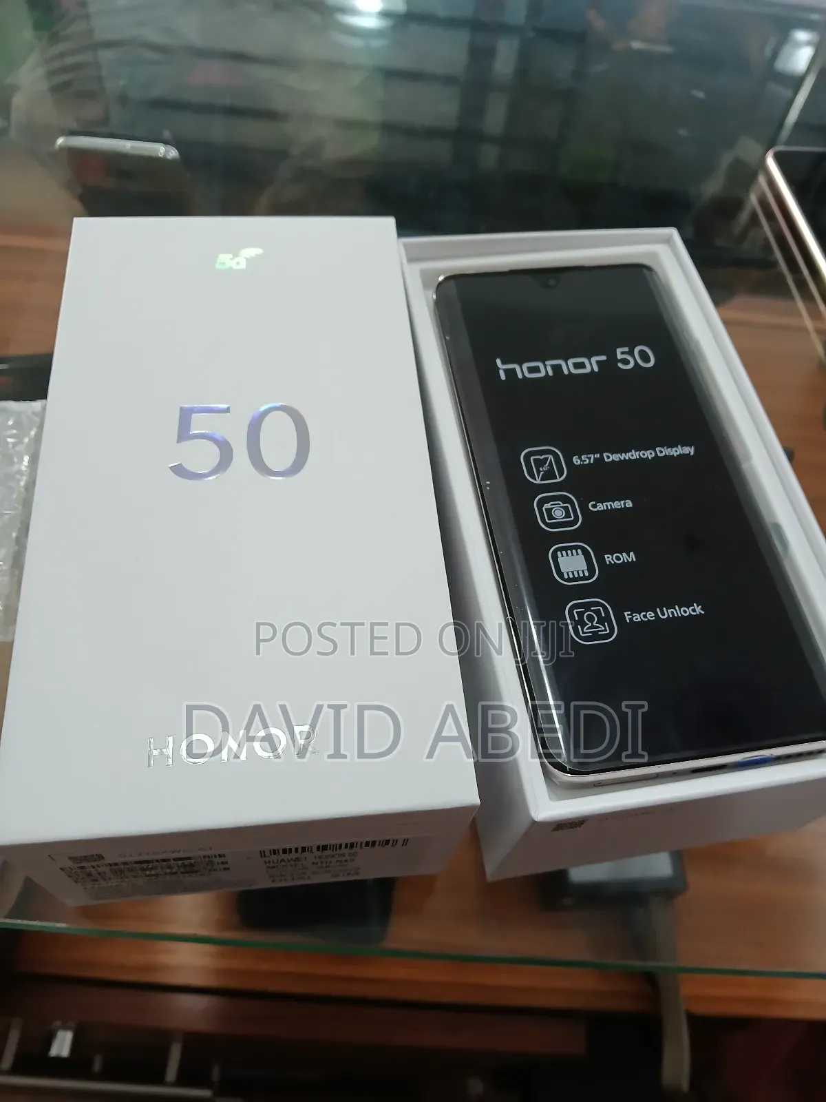New Honor 50 256 GB Black
