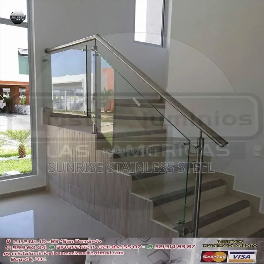 Sunrise Stainless Rail Glass Balustrade