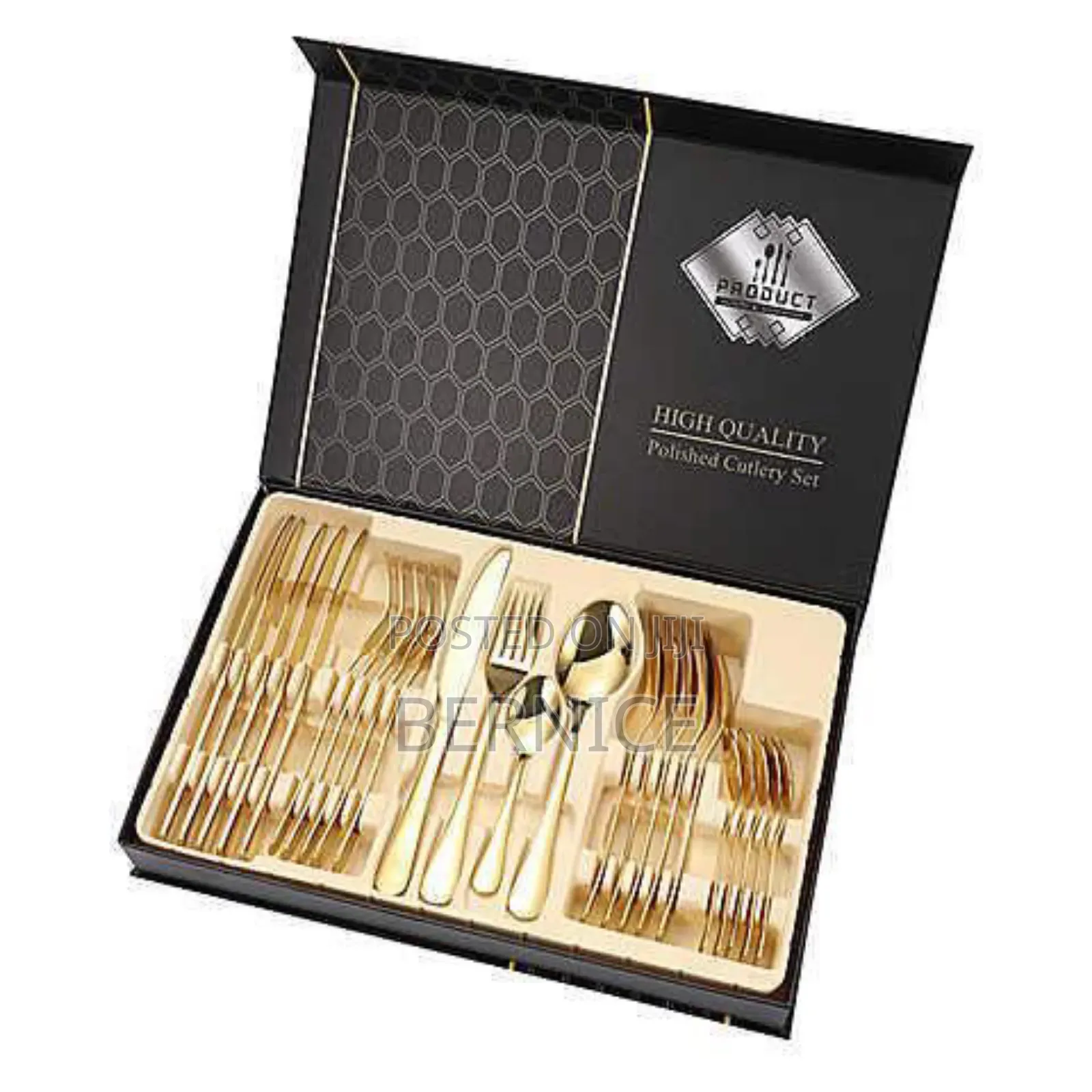 High-Quality Gold Polished Cutlery Set – Elegant Dining Collection