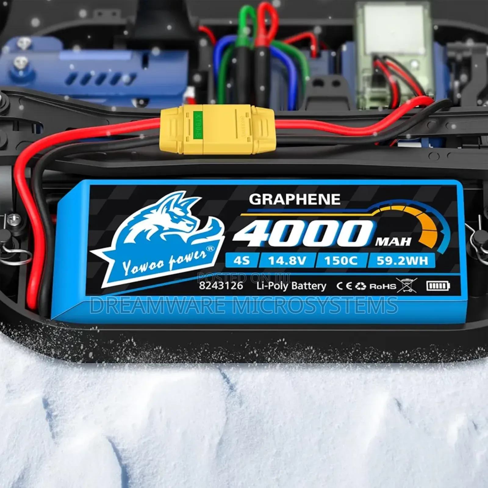 Yowoo 4s Lipo Battery 4000mah Specification】 Lithium Graphene 4000mah