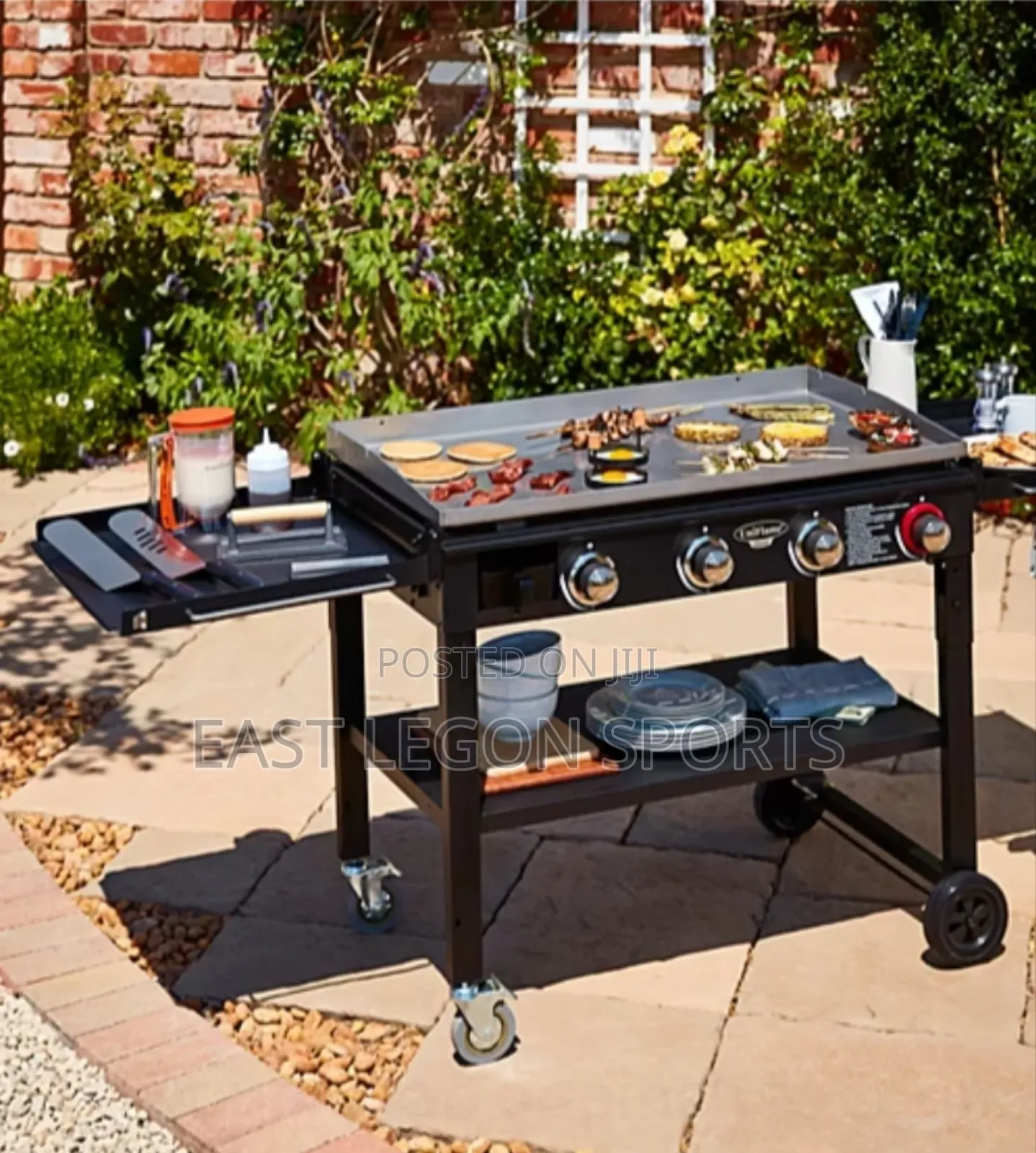 Hibachi Griddle Commercial Cooking Grill Bbq Roast Fry