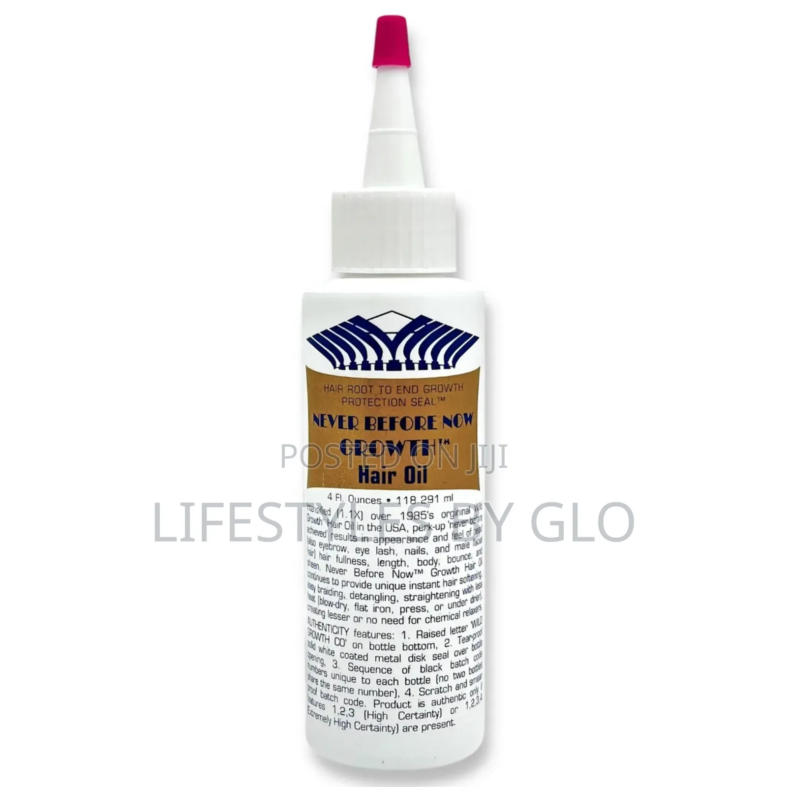 Never Before Now Growth Hair Oil 4oz ( by Wild Growth)