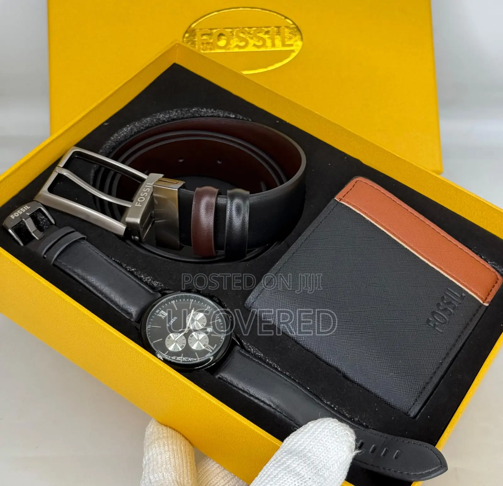 Men’S Watch + Wallet + Belt Gift Set, Men’S Gift Birthday