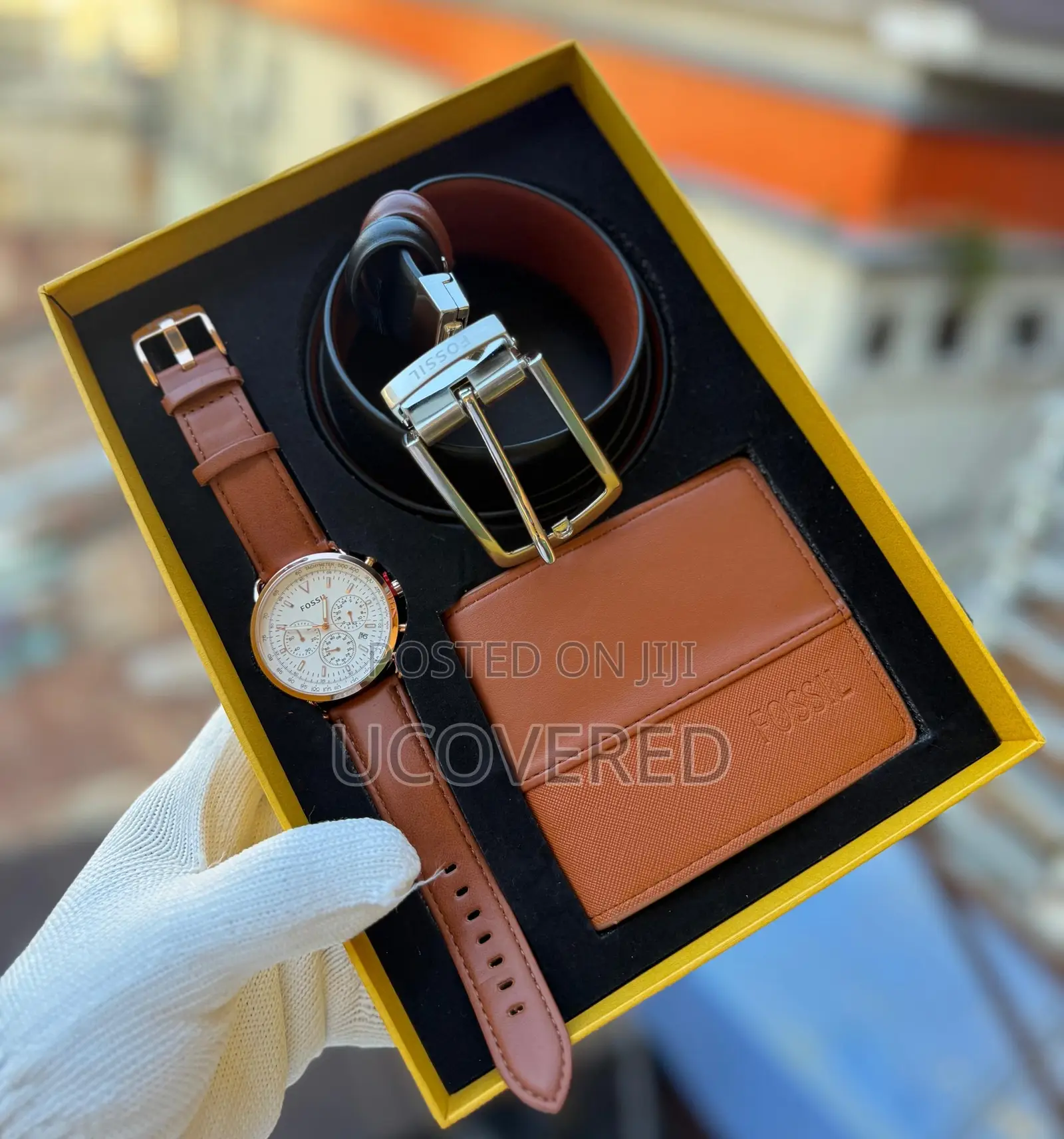 Men’S Watch + Wallet + Belt Gift Set, Men’S Gift Birthday