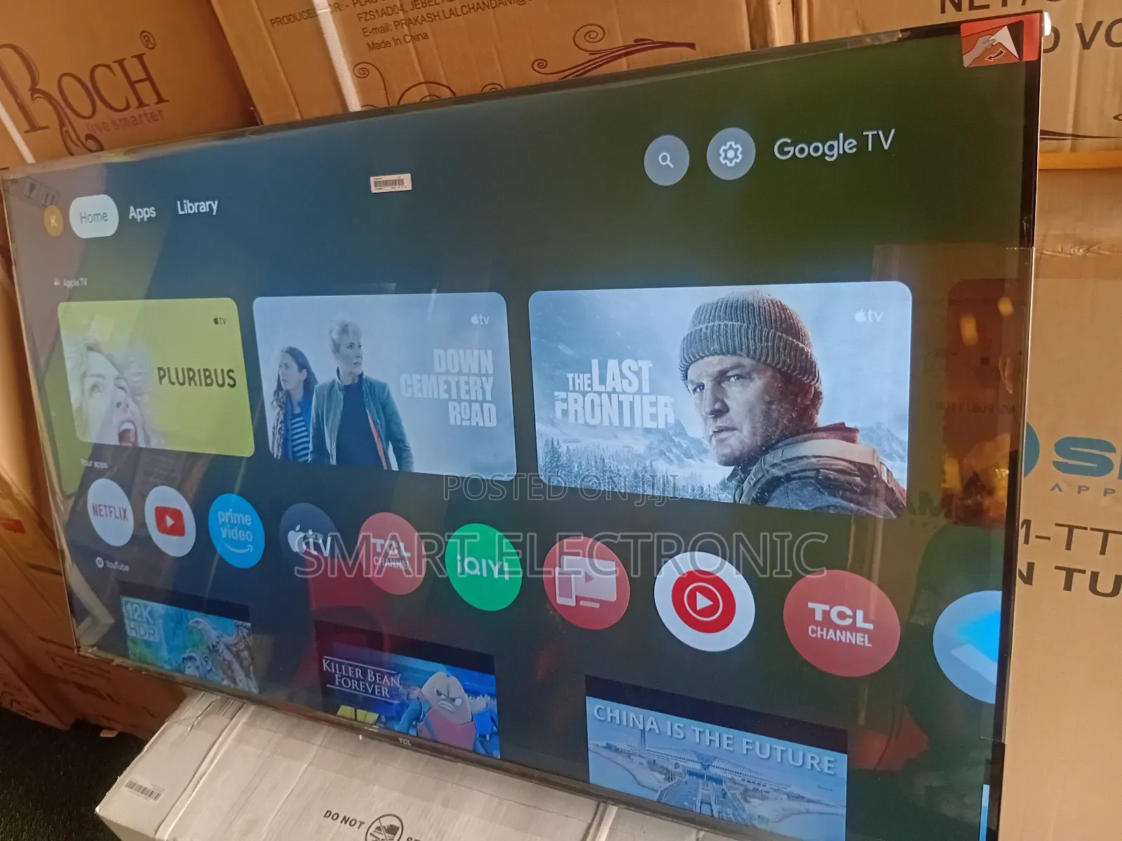 TCL 55inches Smart-Tv Free Standing Android Smart TCL Tv Slim Edge