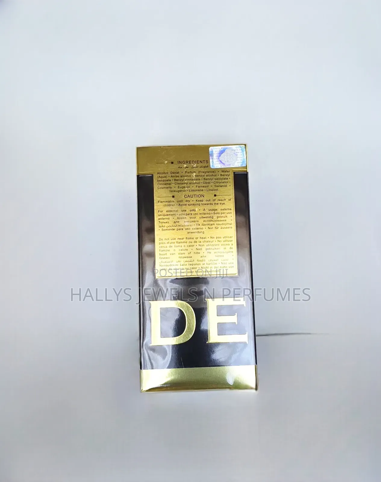 Golden Nights Go Perfume by Fragrance World, 100ml, Men's