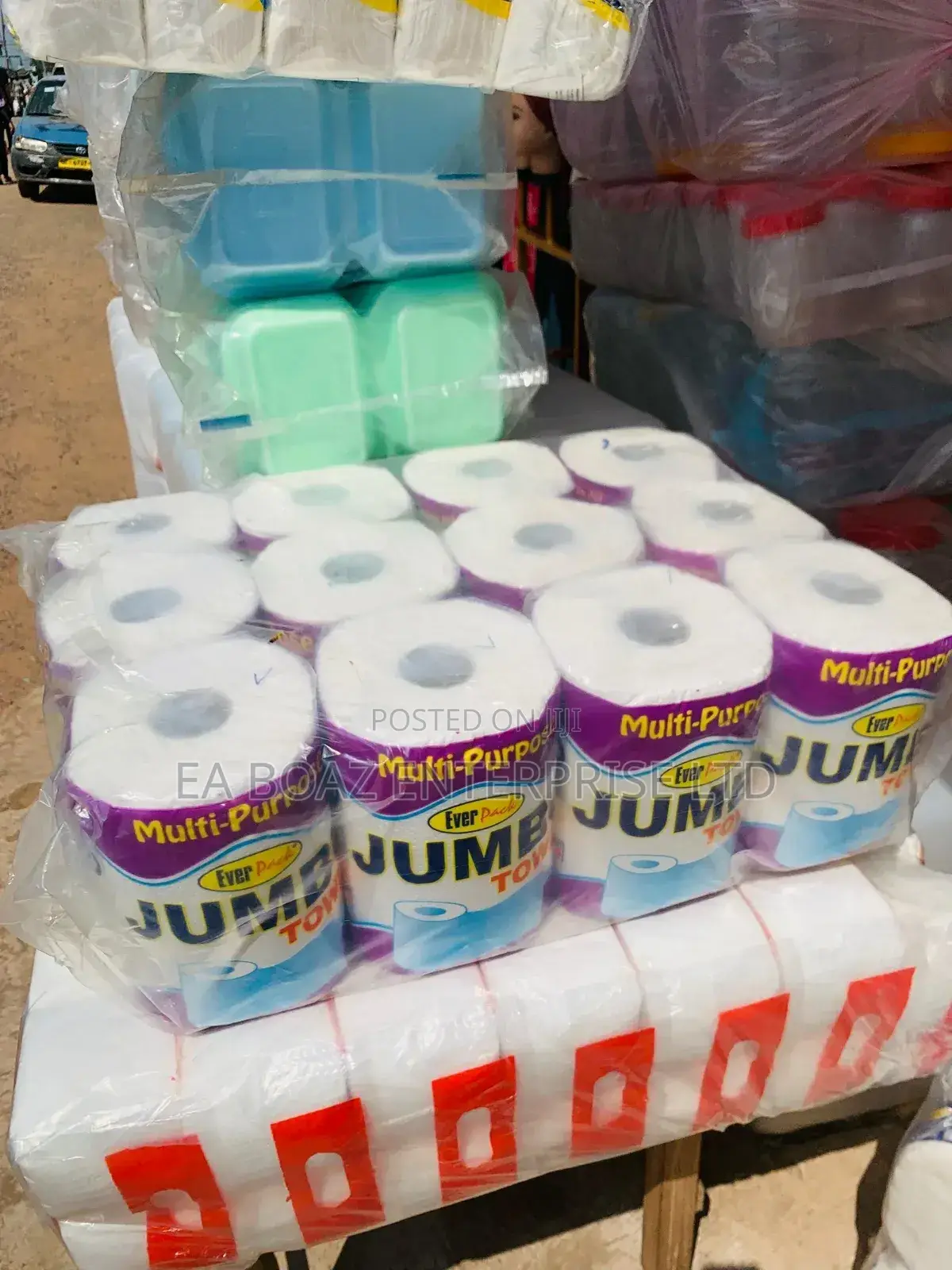 Ever Pack Jumbo Multi-purpose Tissue Towel, Small Size 12pcs Rolls