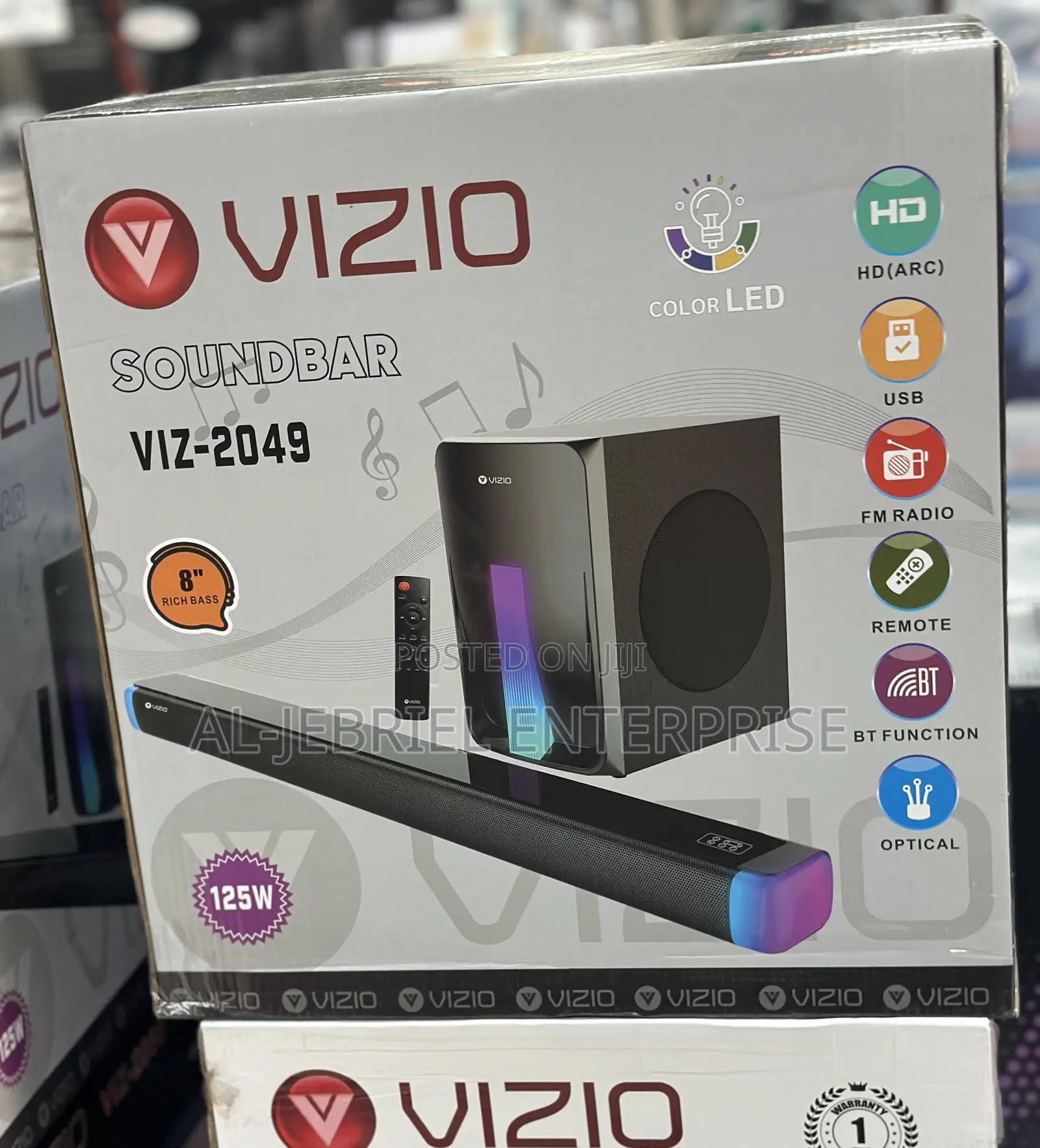 Vizio Soundbar (125watts)