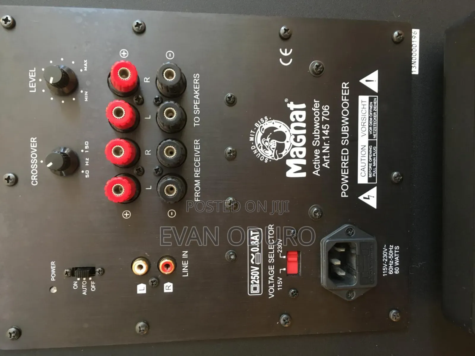 Powerful German Made Magnet 5.1 Full Set Bass and Surround Speakers