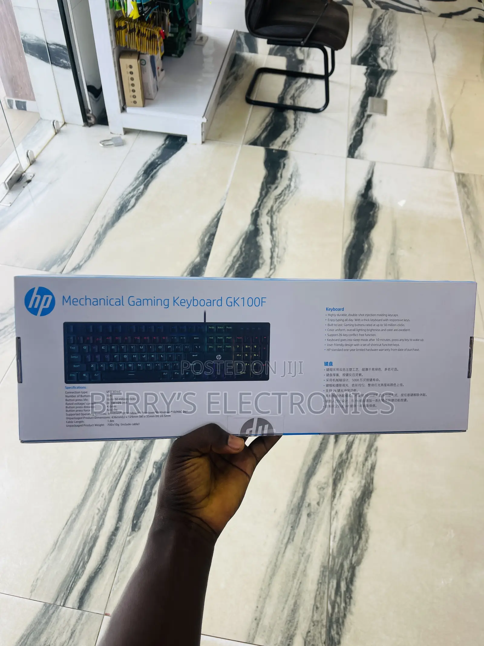 Mechanical Gaming Keyboard Gk 100f