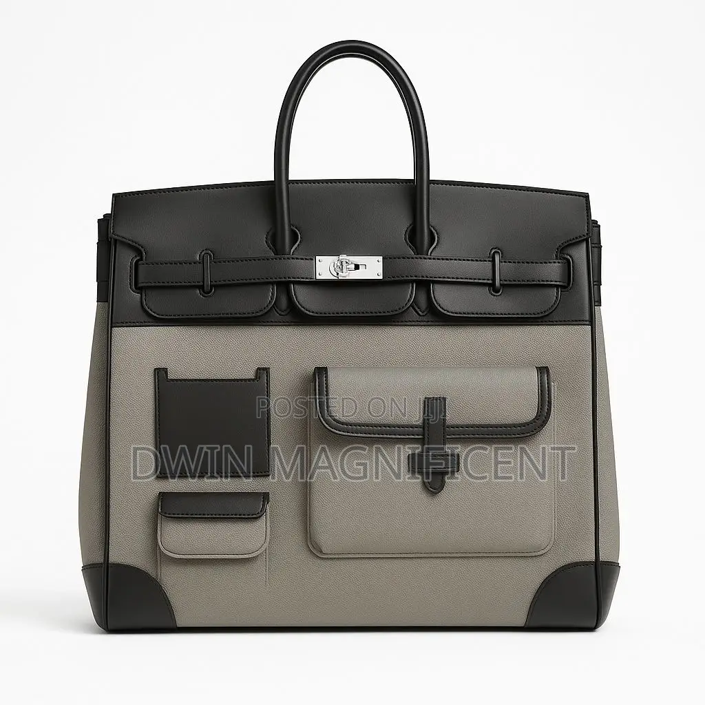 Hermès Cargo Hac Birkin Bag, Style Crafted From Canvas and Leather