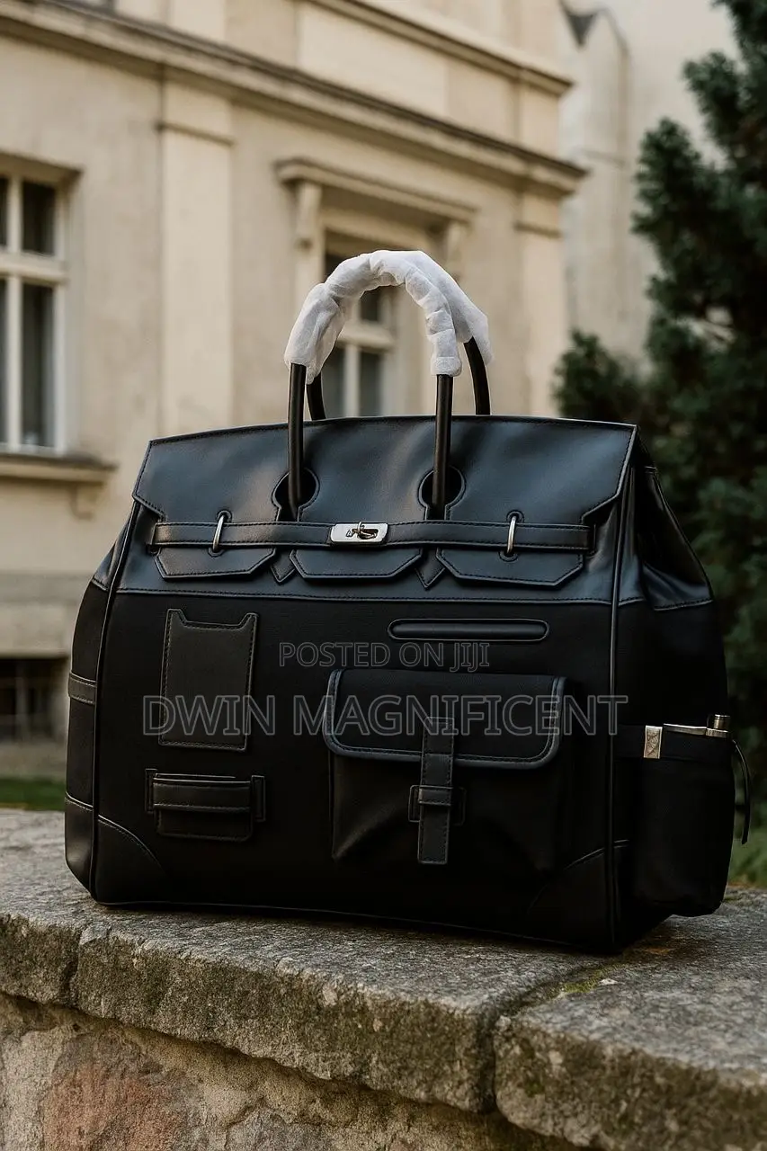 Hermès Cargo Hac Birkin Bag, Style Crafted From Canvas and Leather