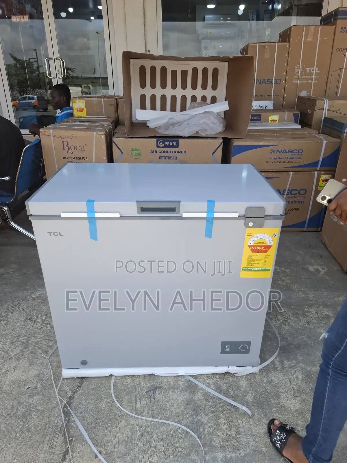 Quality TCL Chest Freezer 200litres With Basket Available for Sale