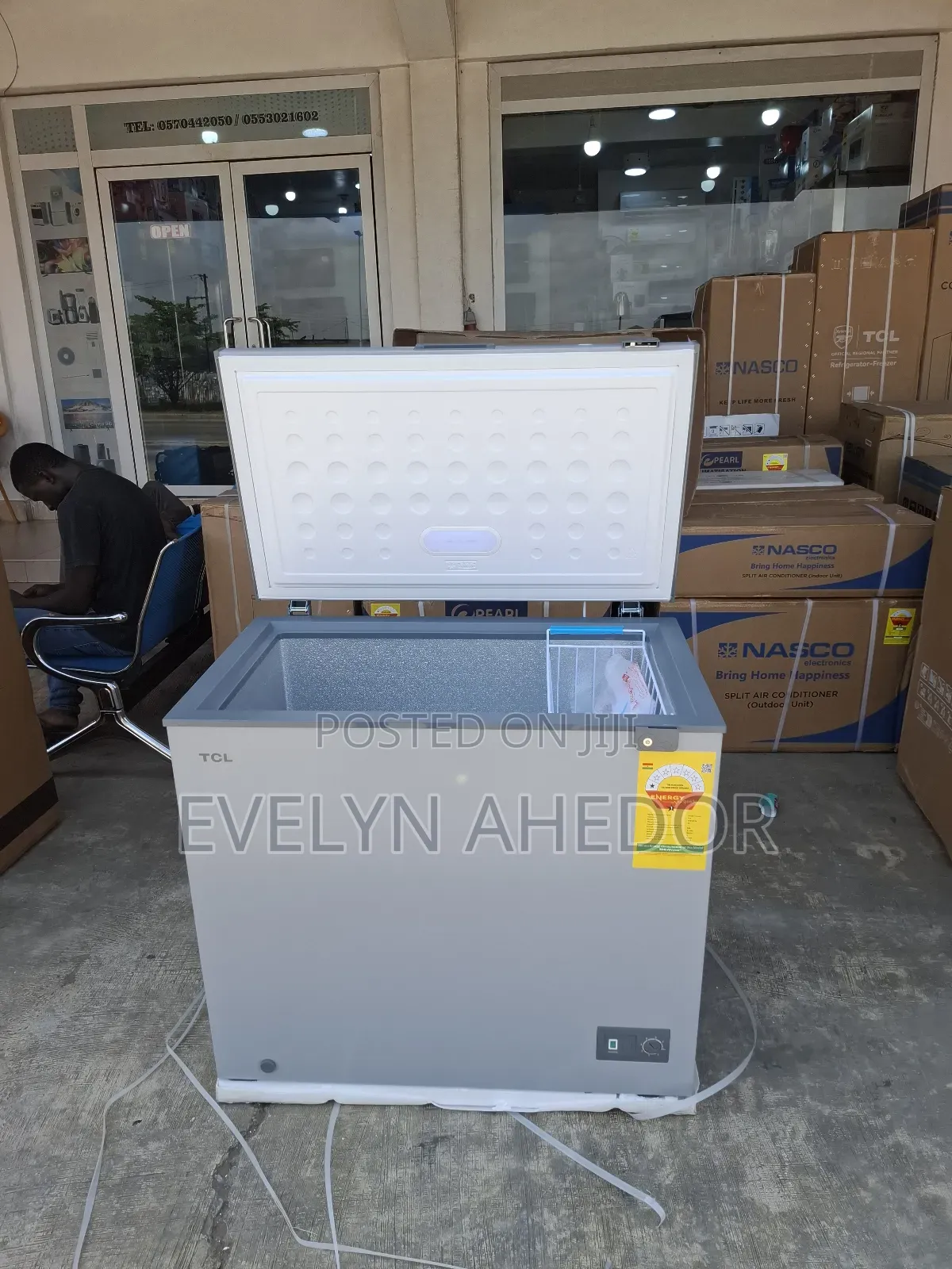 Quality TCL Chest Freezer 200litres With Basket Available for Sale