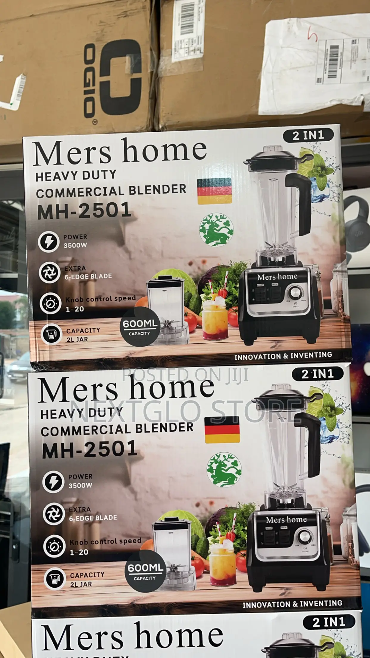 Mers Home Heavy Duty Commercial Blender