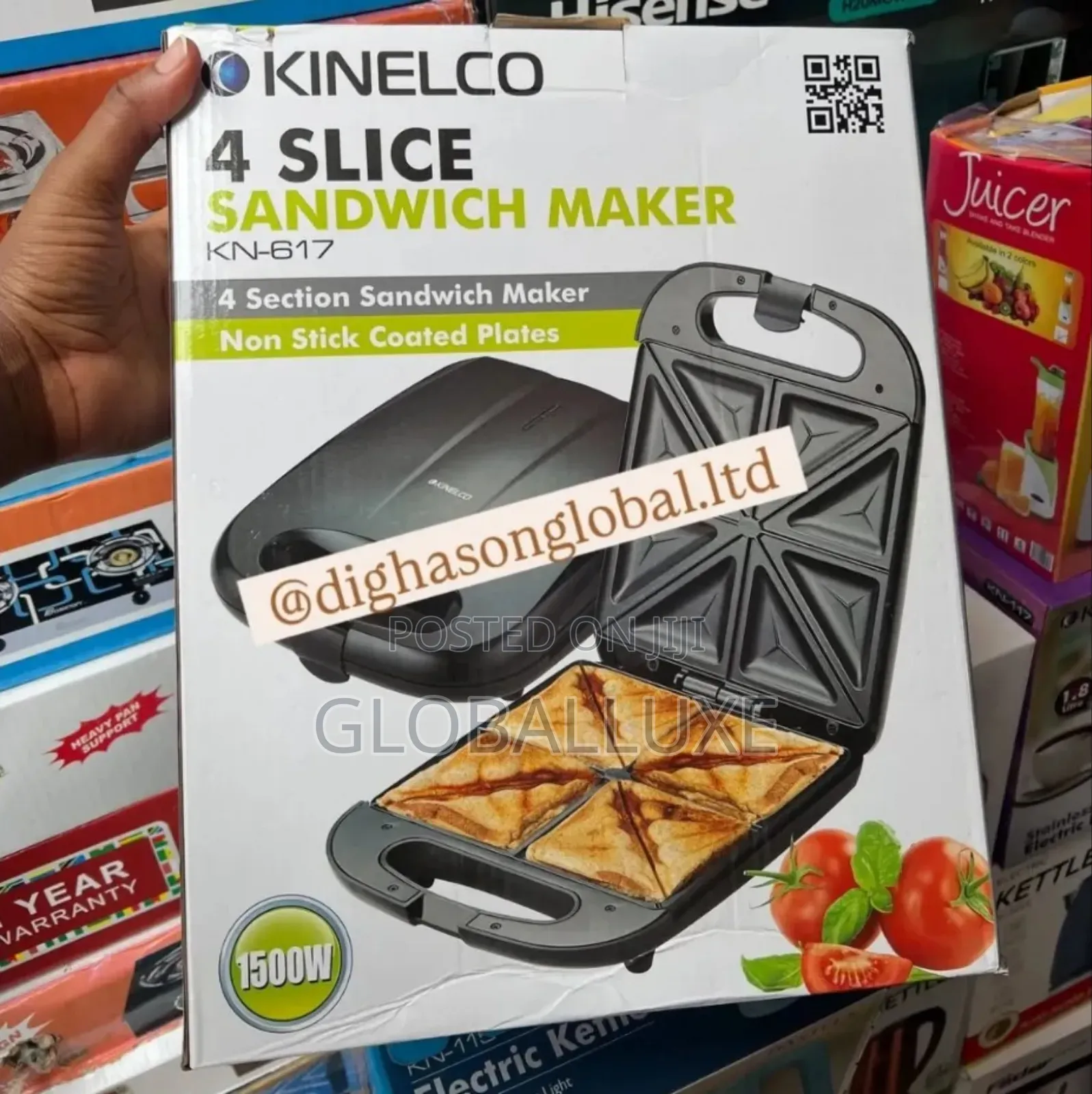 4-slice Electric Bread Toaster – Adjustable Browning Control