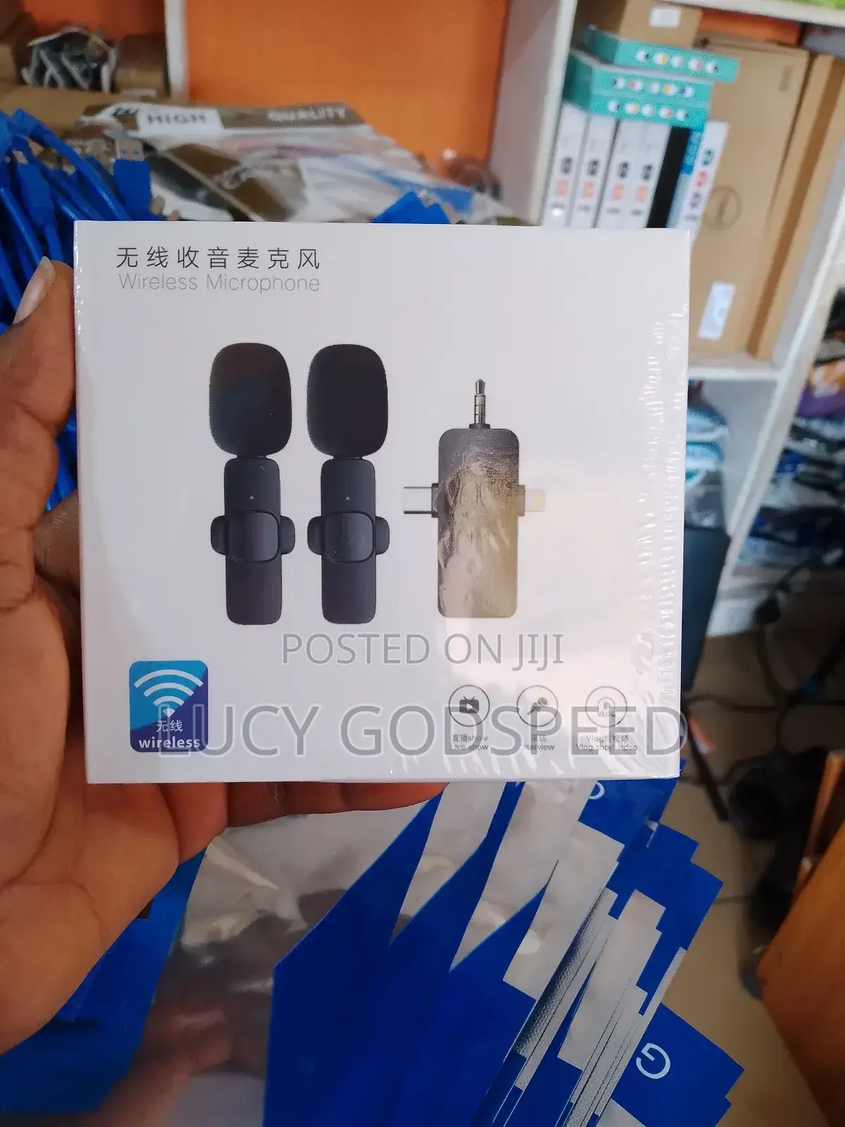 Wireless Microphone(Double and Single Respectively)
