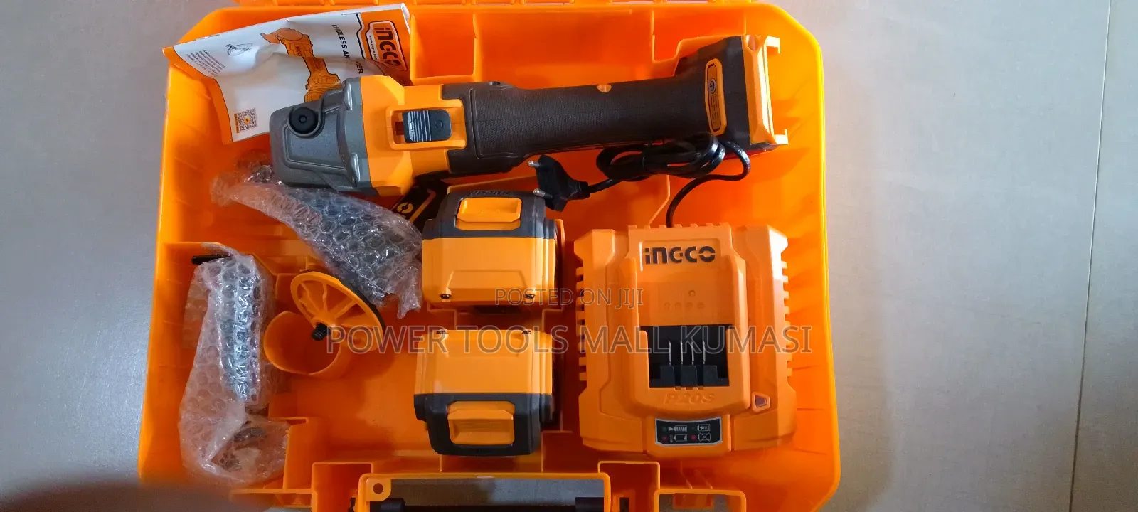 20v Cordless Angle Grinder