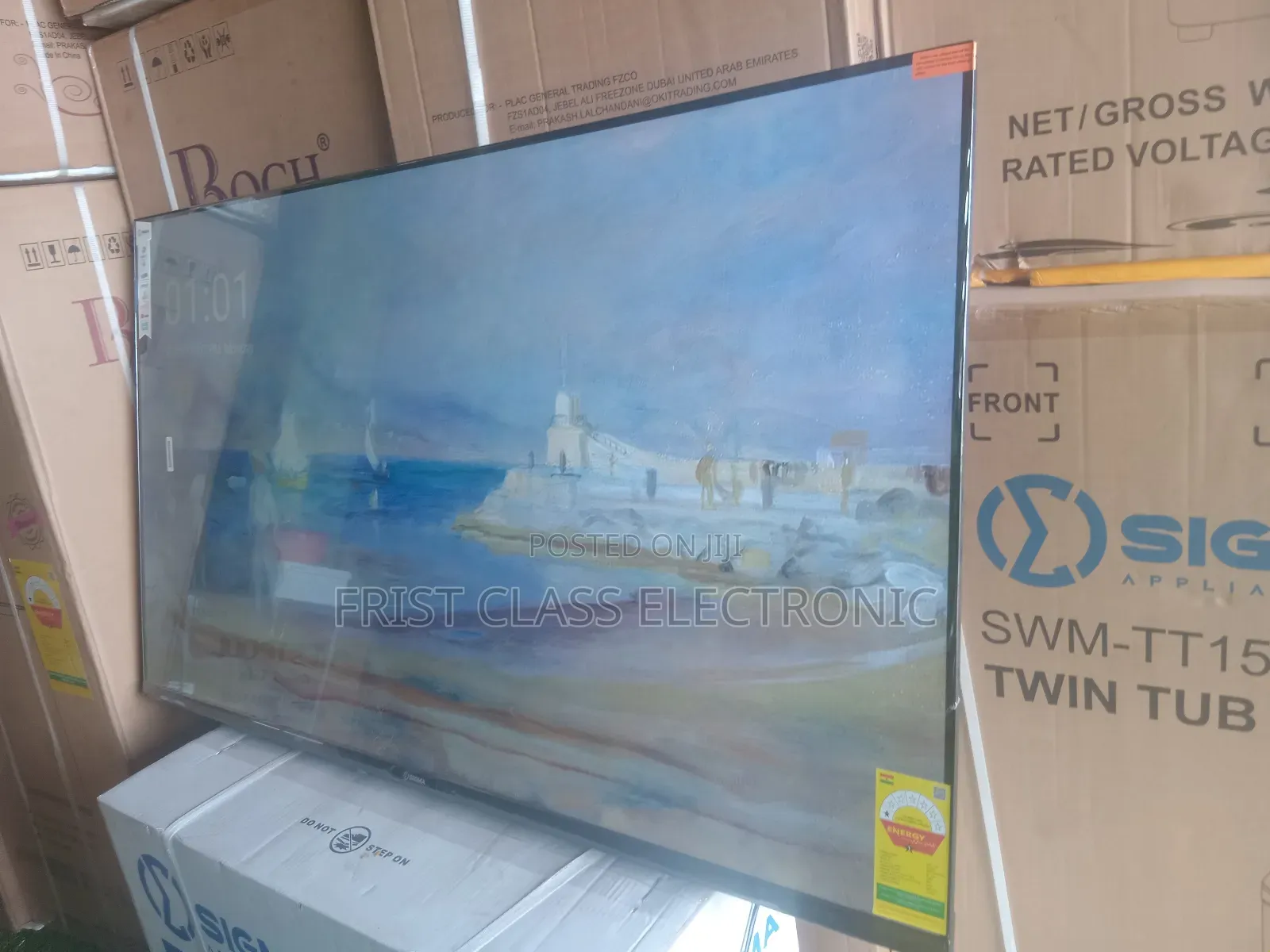 Sigma 55” Uhd Smart Tv – Crystal Detail and Deep Sound
