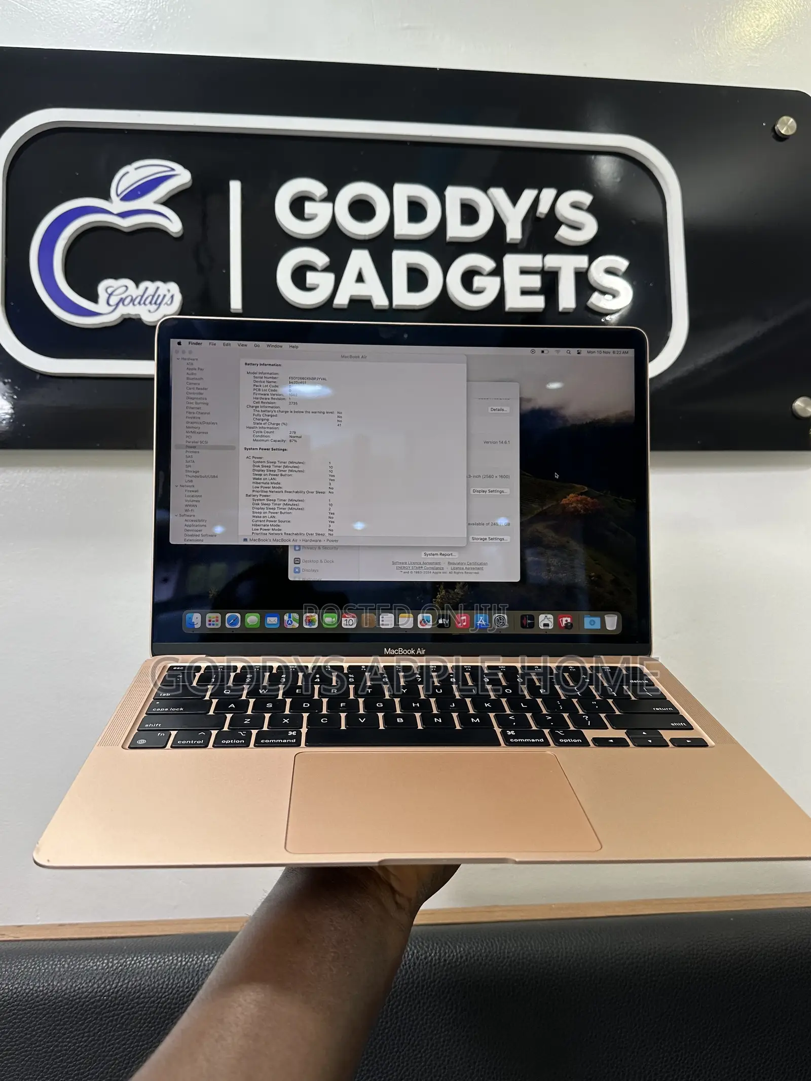 Laptop Apple MacBook Air 2020 M1 8GB Apple M1 SSD 256GB