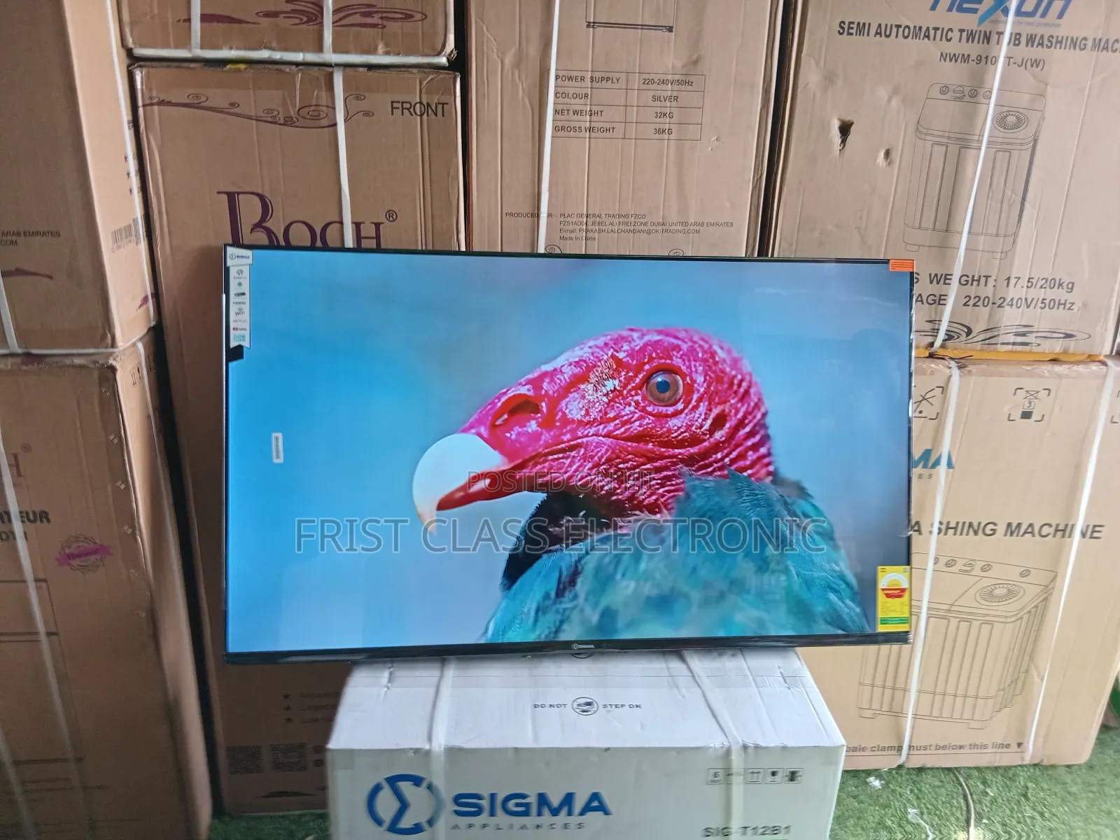 Sigma 55 Inches Smart Television – Durable and Stylish
