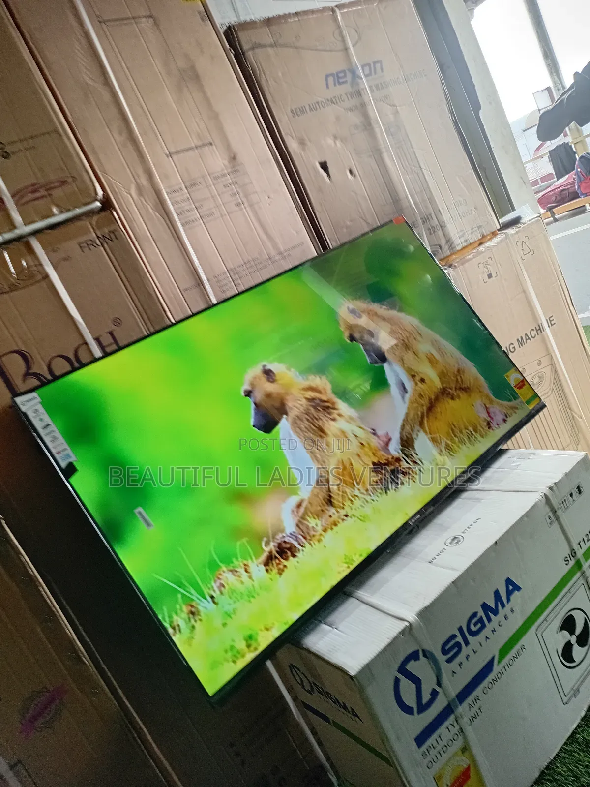 Crystal-Clear 55-Inch Smart Led Tv With Rich Colors and Smart Tv