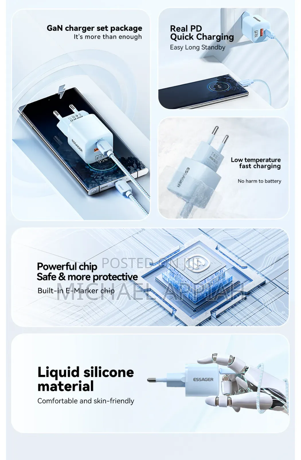 Essager 20w Gan Charger And Cable