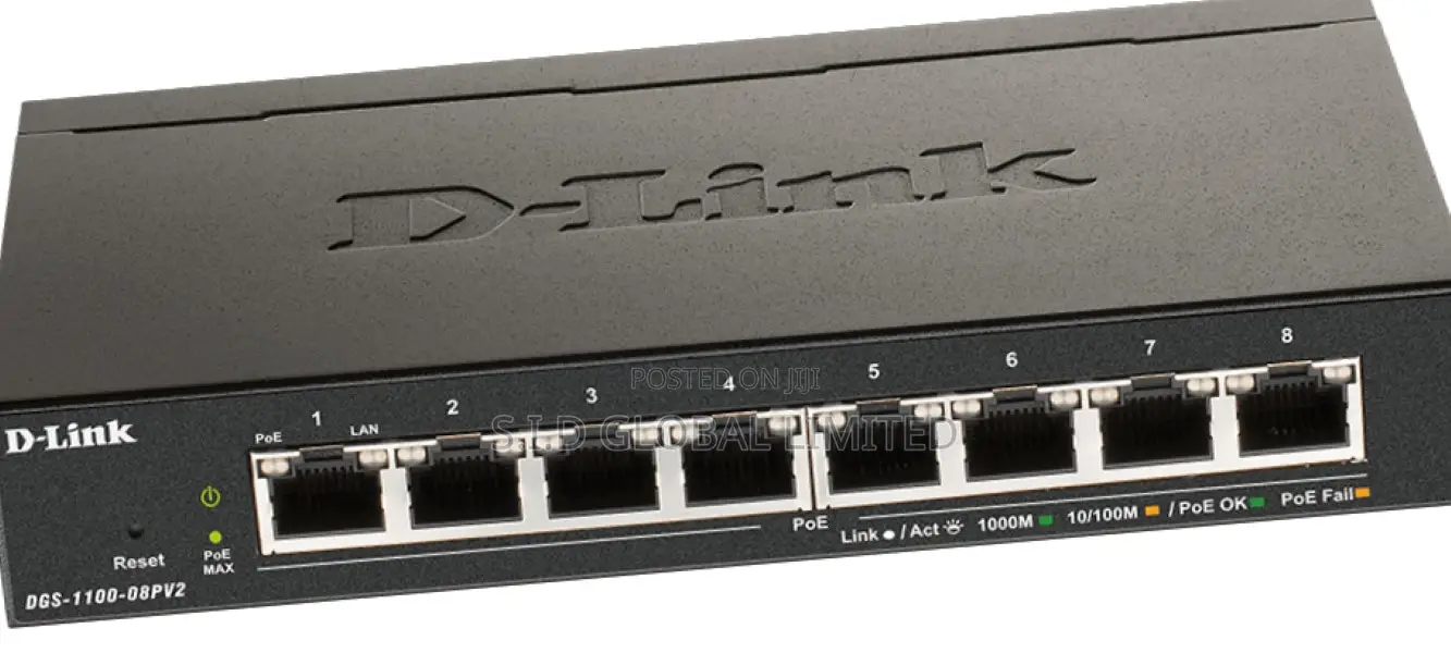 8-port Gigabit Poe Smart Managed Switch
Dgs-1100-08pv2