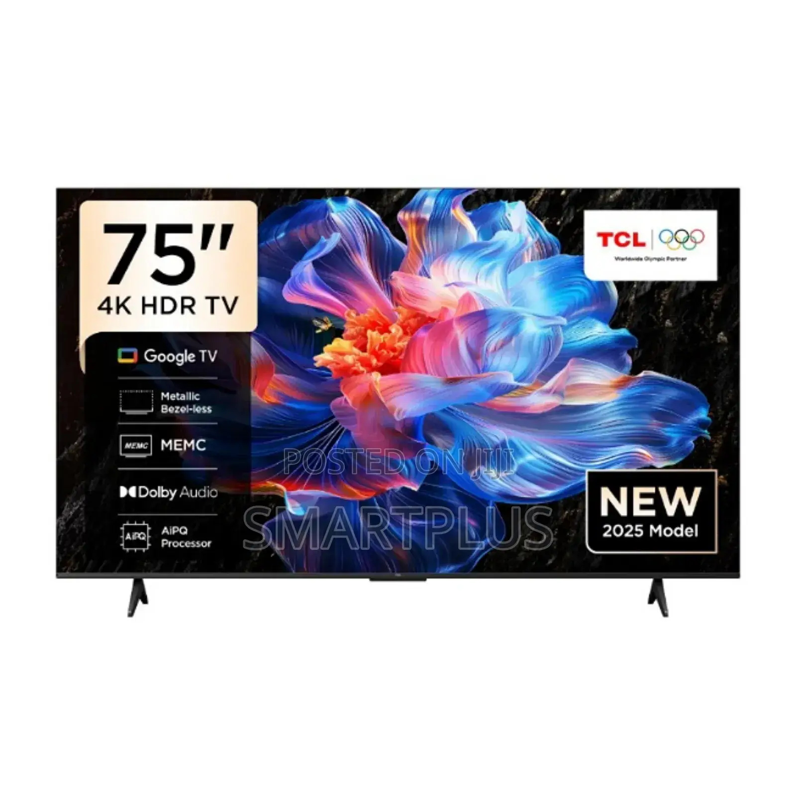 TCL 75 Inch Smart Uhd Google Frameless 2025 Android Tv 75p6k