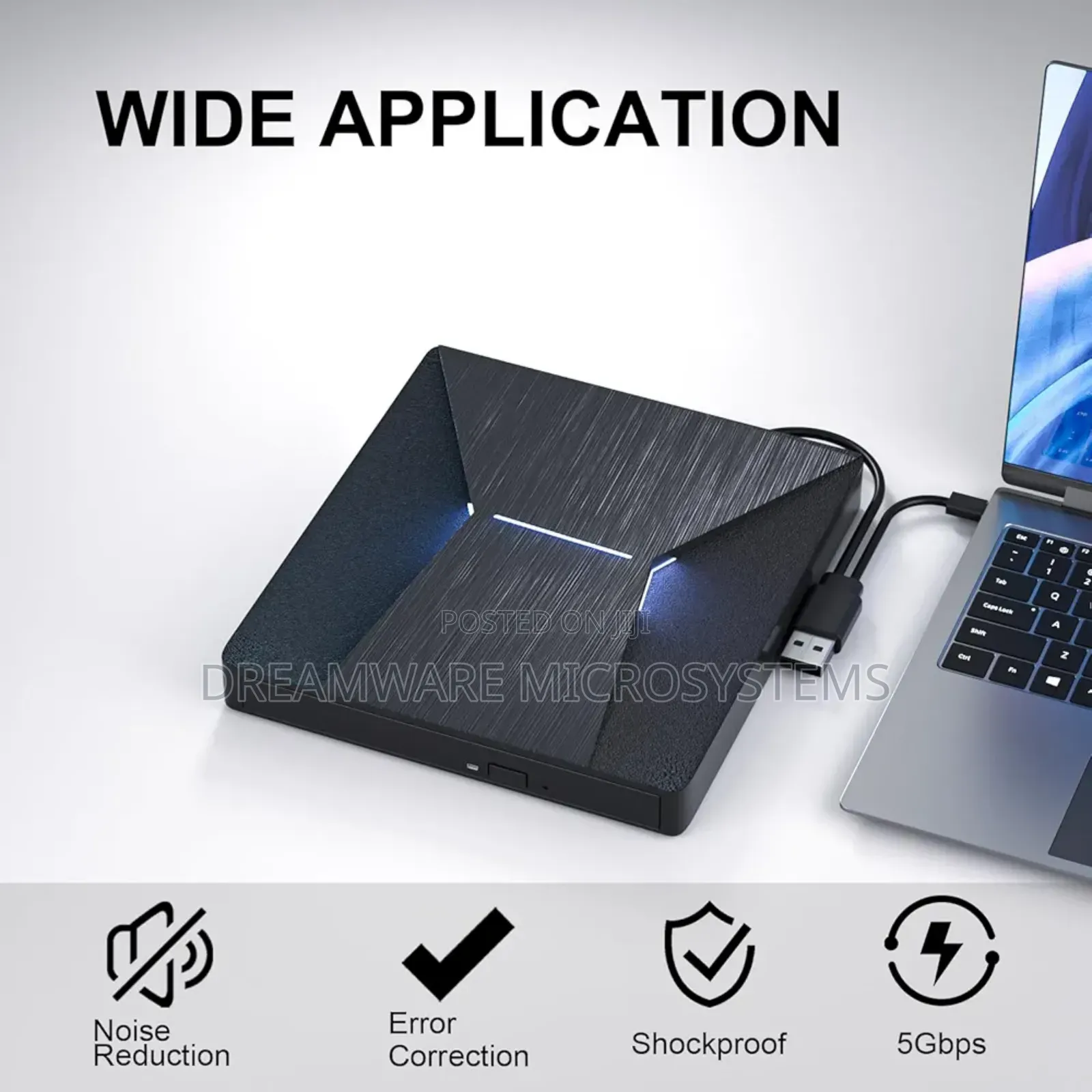 External Blu Ray Drive, Portable Bluray Drive Usb 3.0 And Type-c Bd
