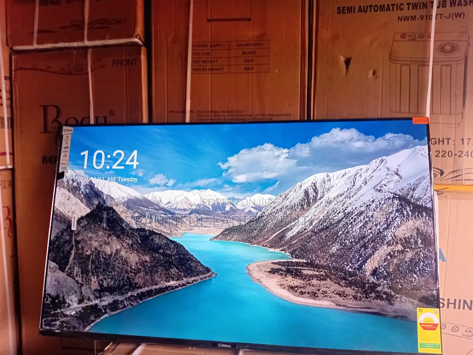 55-Inch Smart Tv Perfect for Any Modern Entertainment Setup Sigma Tv