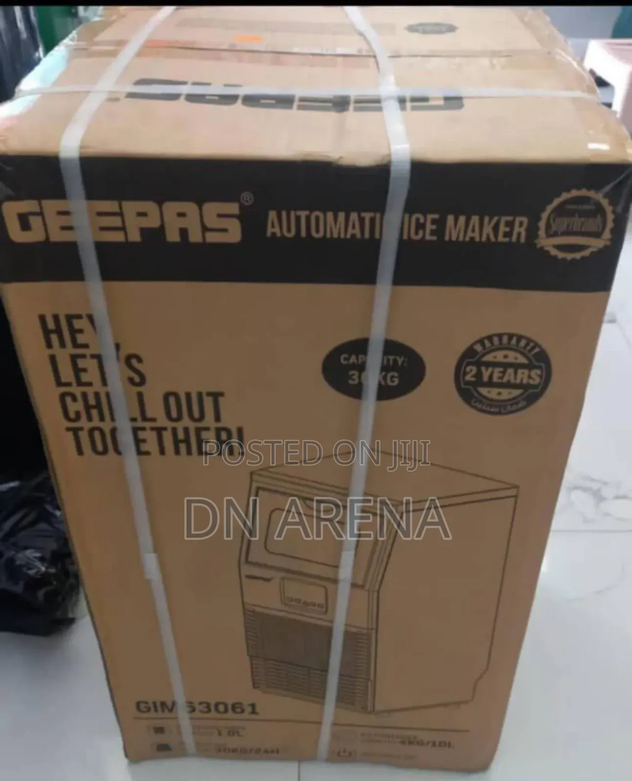 Geepas Automatic Commercial Ice Cube Maker 30kg