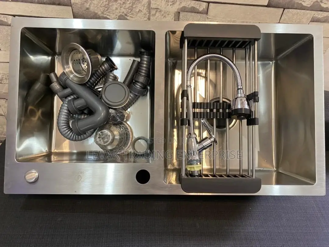 Armless Sink- Double Kitchen Sink, Deep Kitchen Sink