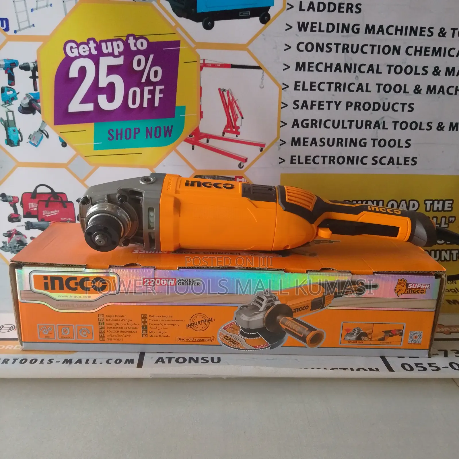 Angle Grinder 2200w