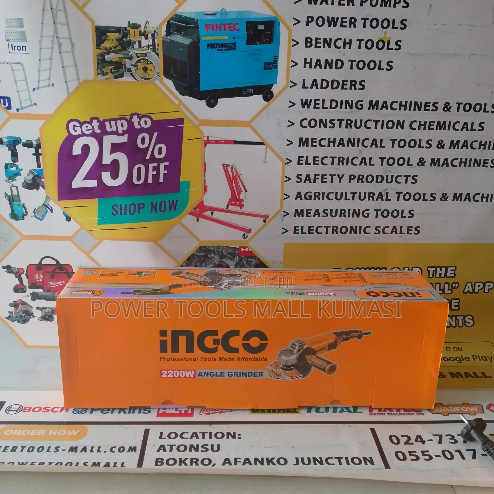 Angle Grinder 2200w