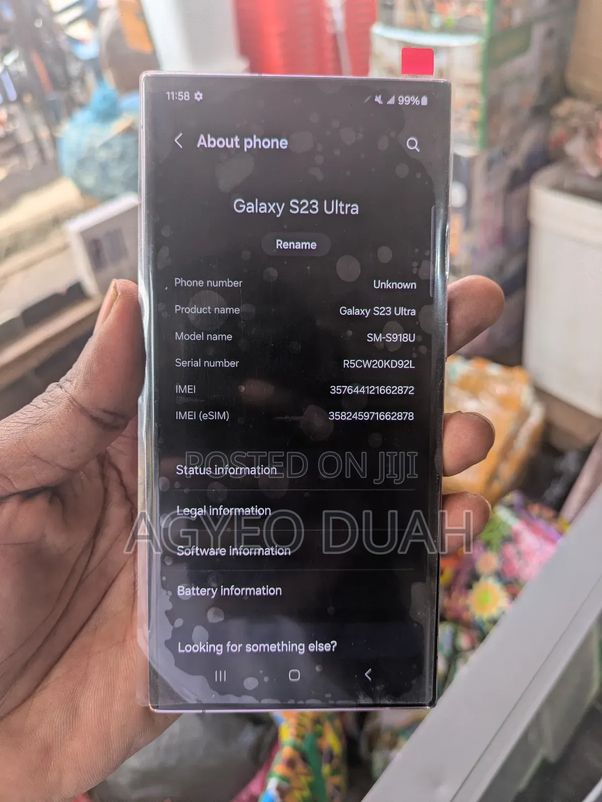 New Samsung Galaxy S23 Ultra 256 GB Pink