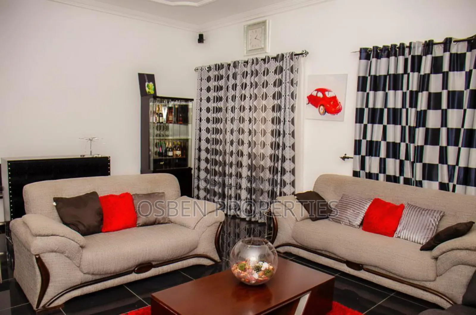 Furnished 3bdrm House in Osben Properties, Spintex for sale