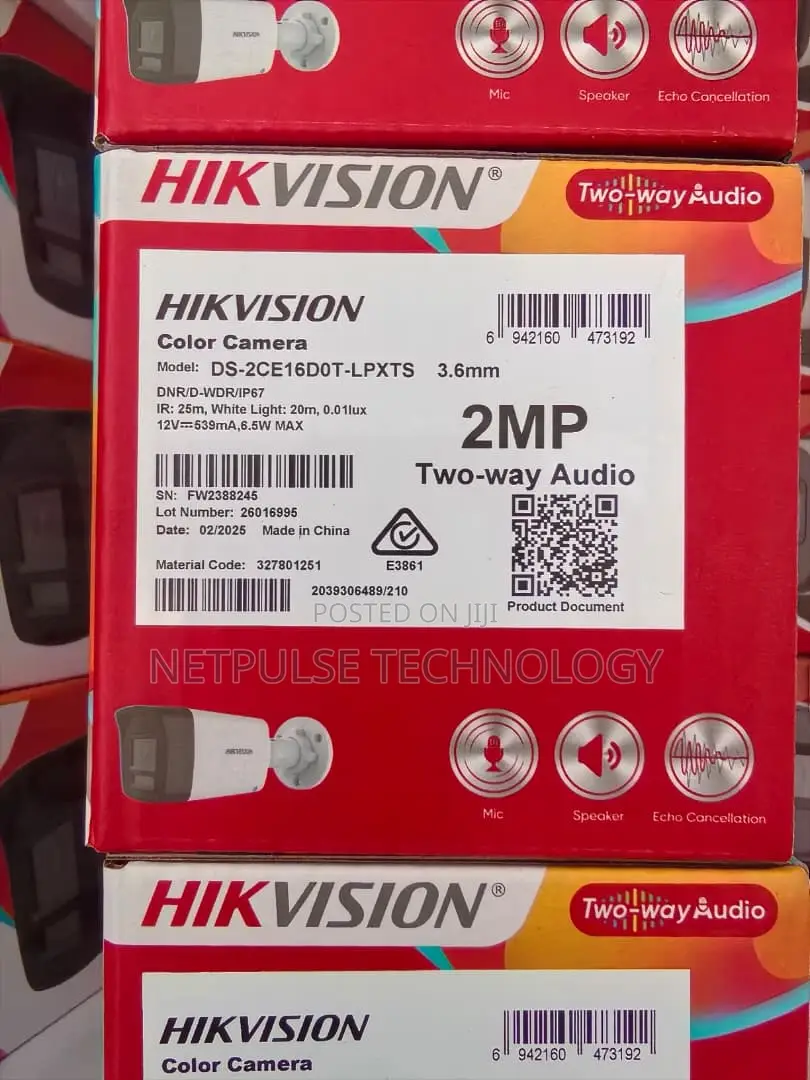 Hikvision Turbo Hd Outdoor Bullet Camera 2mp Ds-2ce16d0t-LPXTS