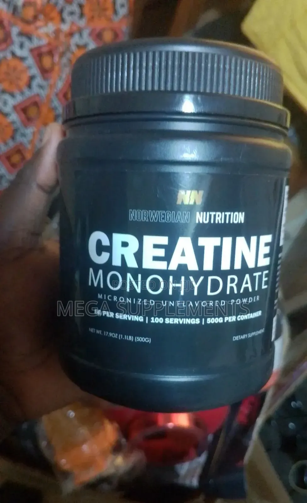 Original Creatine Monohydrate #500grams #100 Servings