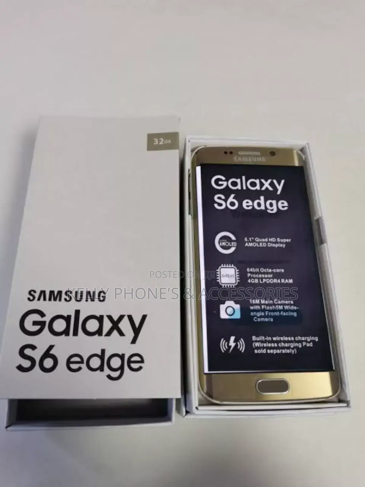 New Samsung Galaxy S6 edge 32 GB Silver