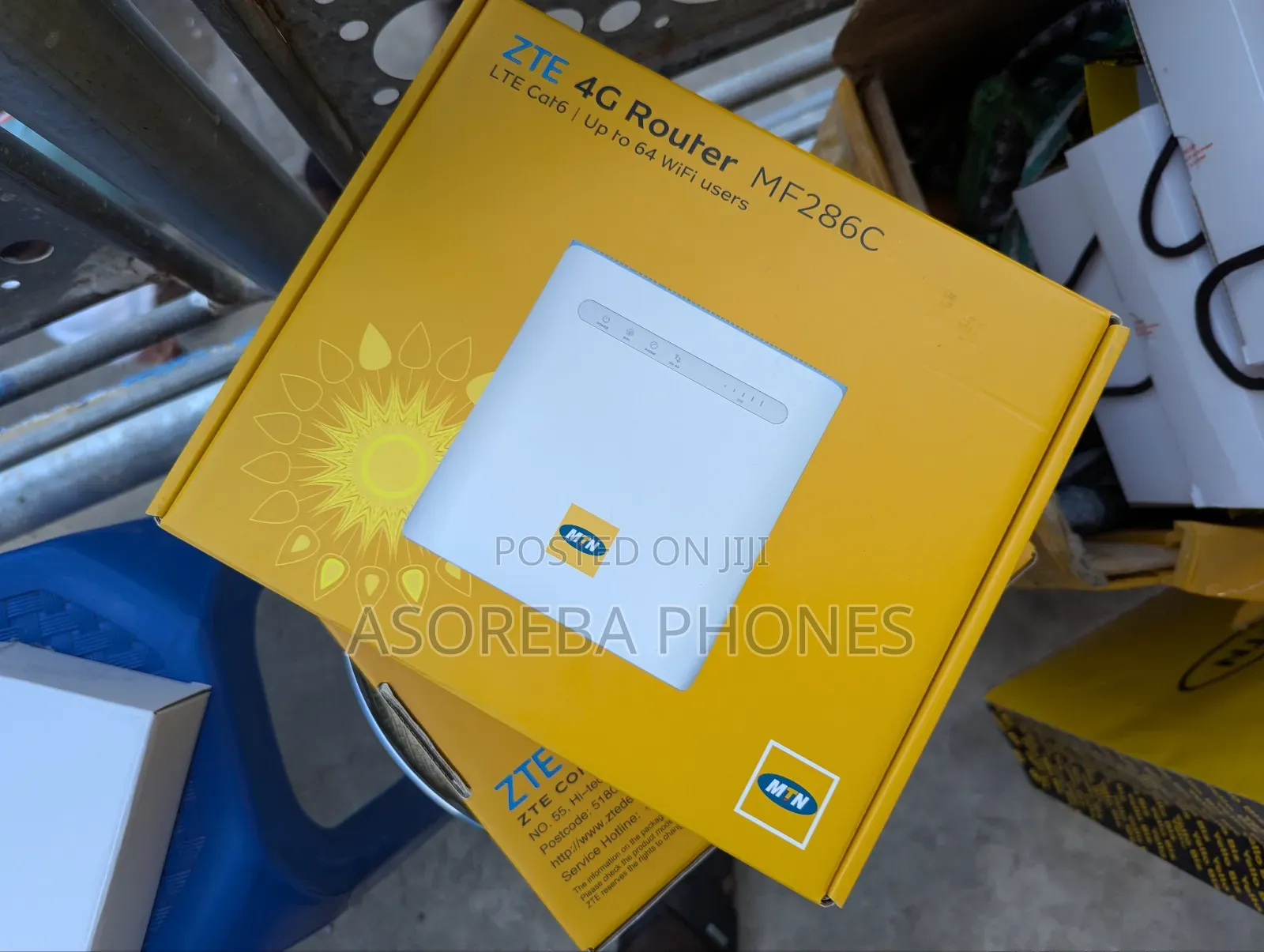 Mtn Zte Mfe286s Cat6 Turbonet Router With Data Sim