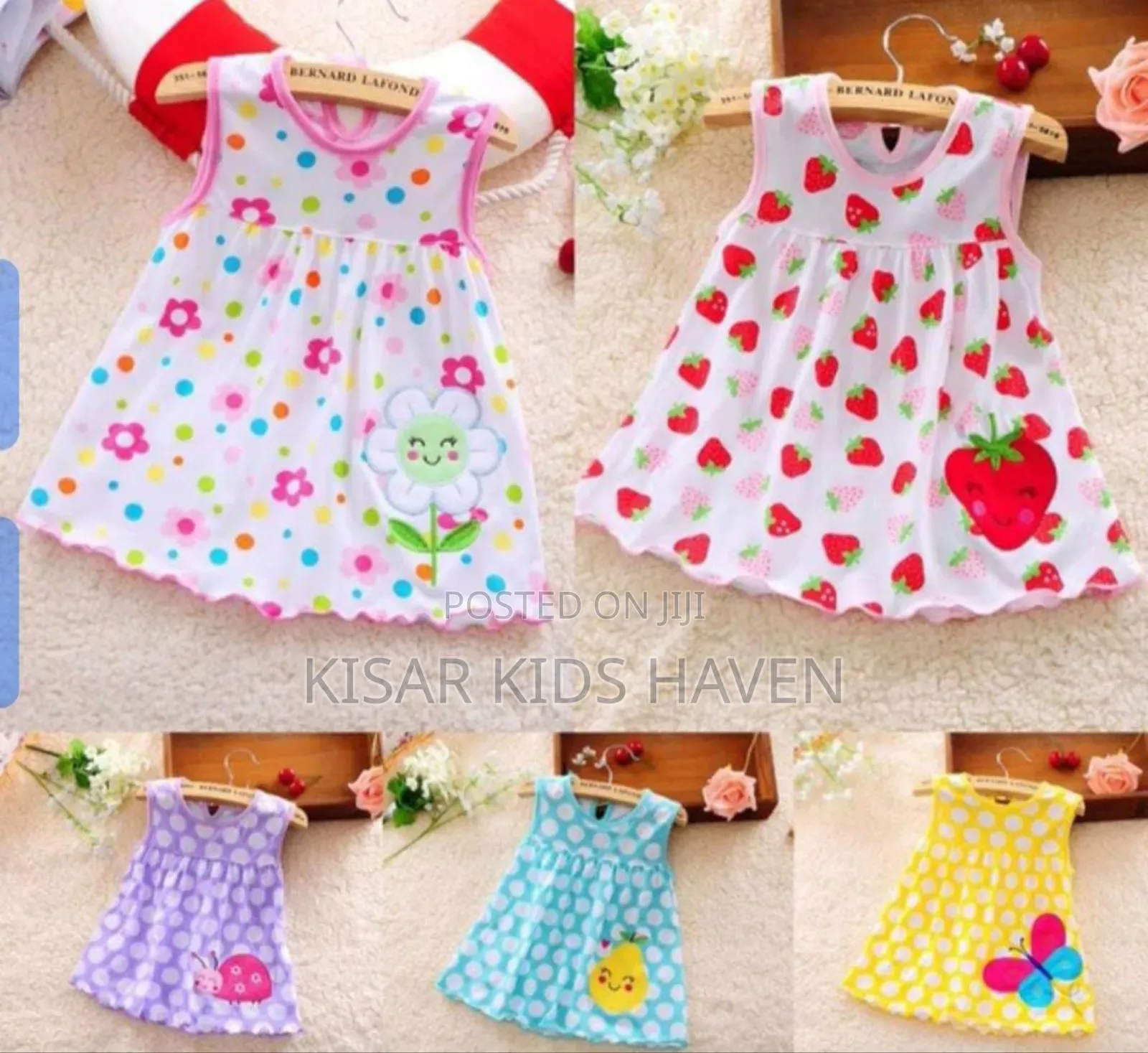 Beautiful and Cute Baby Girl Dress 0 to 6months ( 3 Pieces)